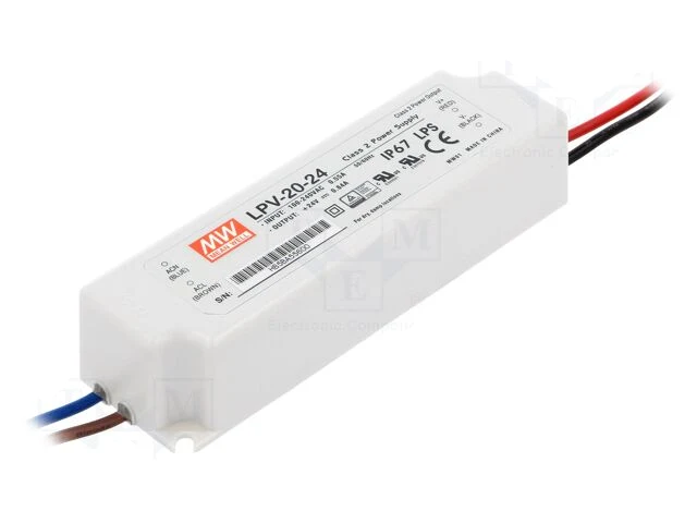 Fuente MEAN WELL LPV-20-24