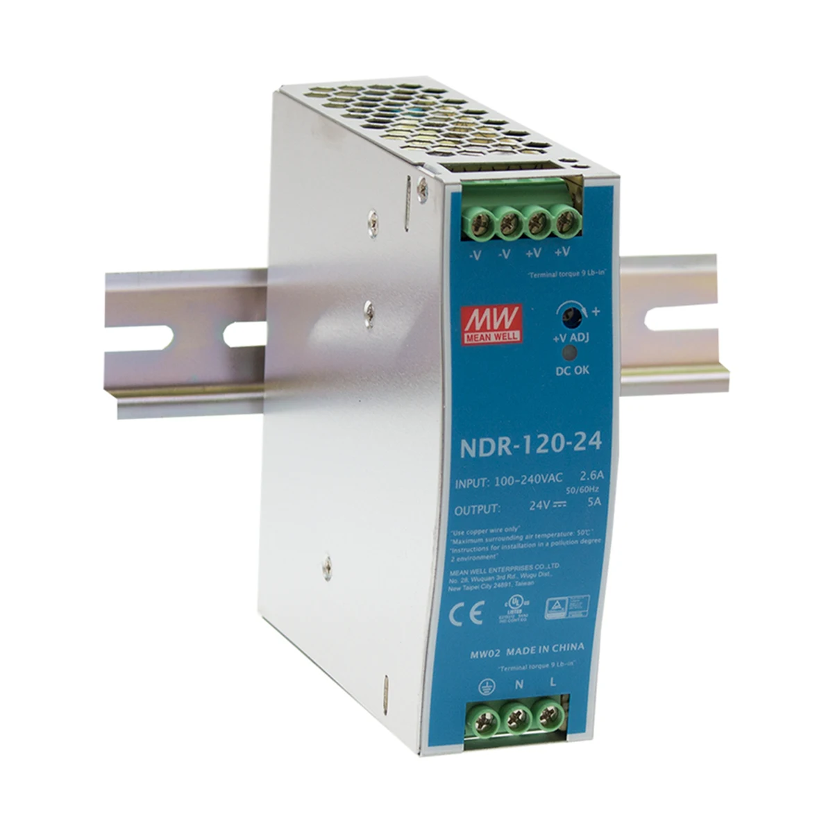 Fuente MEAN WELL NDR-120-24