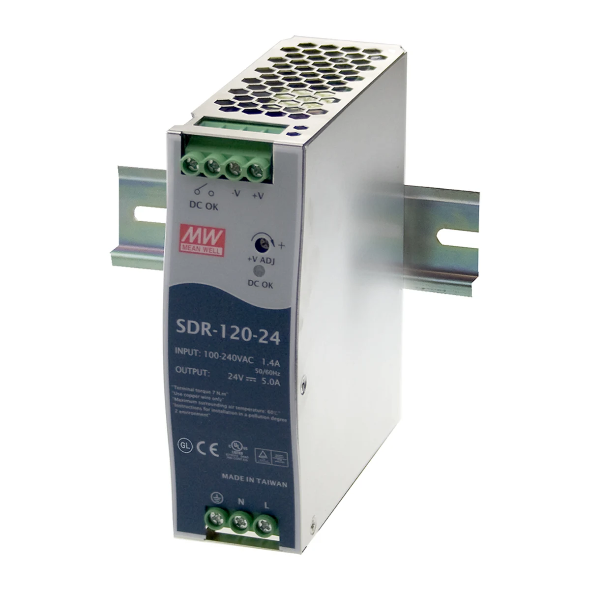 Fuente MEAN WELL SDR-120-24
