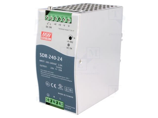 Fuente MEAN WELL SDR-240-24